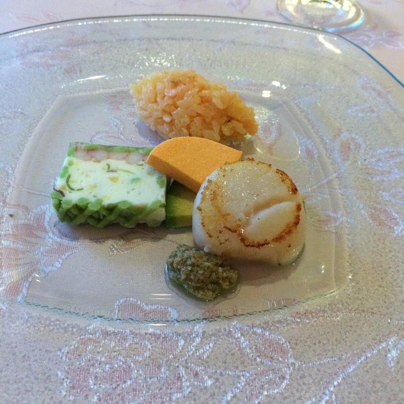 帆立と海老のテリーヌ(レストランラパン)