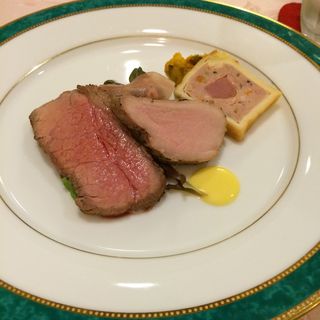 ローストビーフとポーク 鴨肉のテリーヌ(レストラン ラパン （レストランラパン）)
