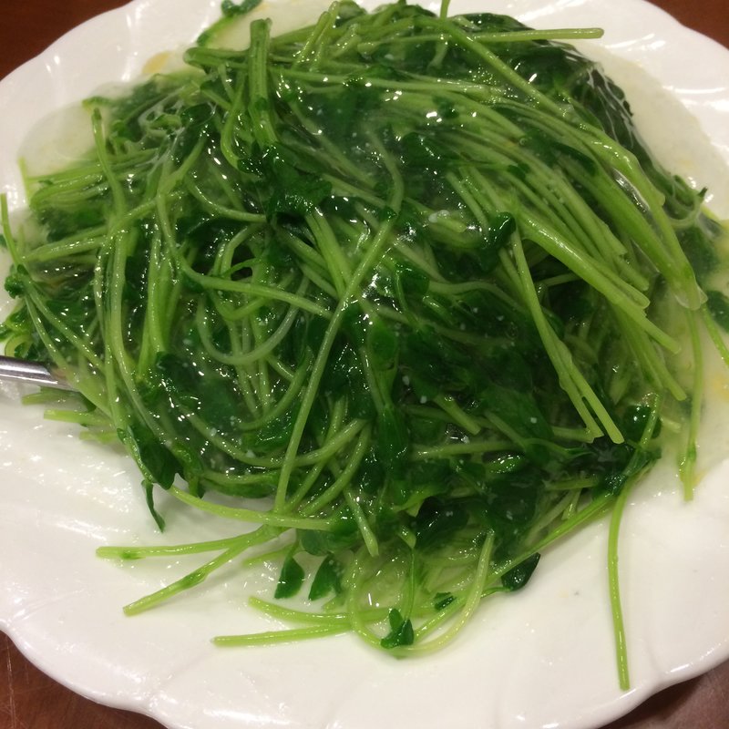 豆苗のニンニク炒め(中国食府 双龍居 天満駅前店 )