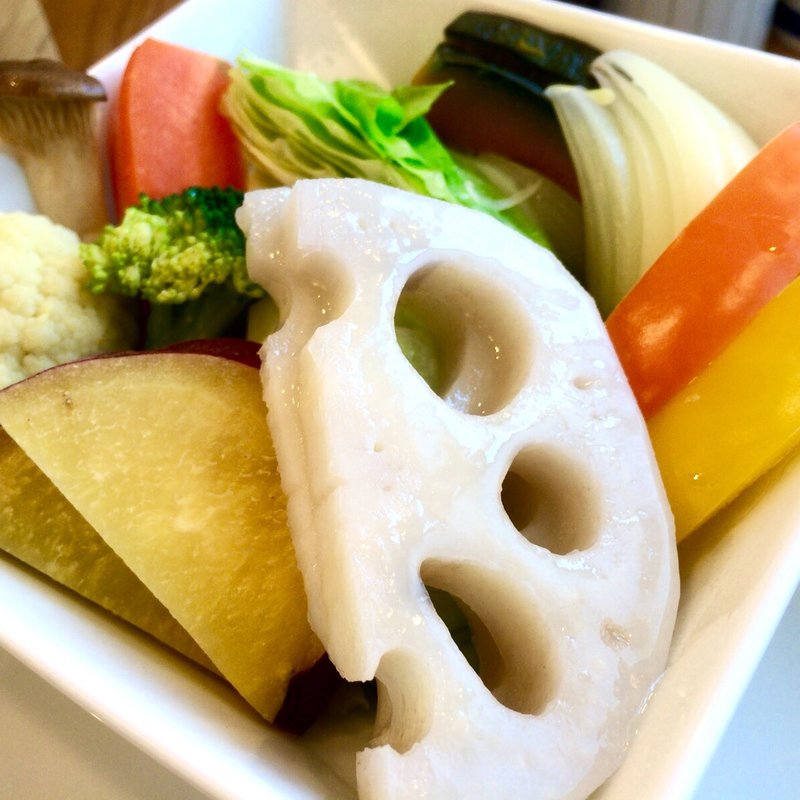ランチセット 旬の温野菜盛り合わせ(茶茶の間 )