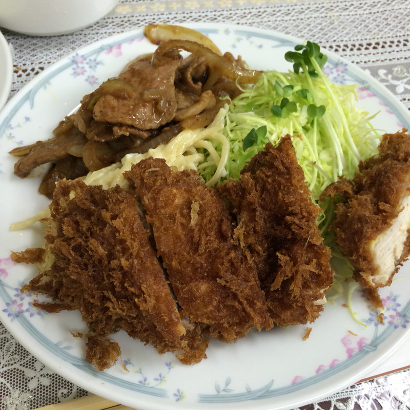 チキンカツ&生姜焼き(キッチン南海 高円寺店 （キッチンナンカイ）)