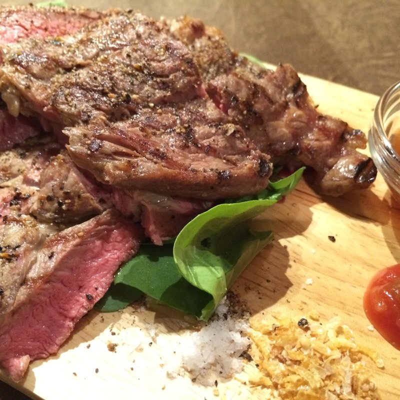 自家製リブロースステーキ(パリカリ)