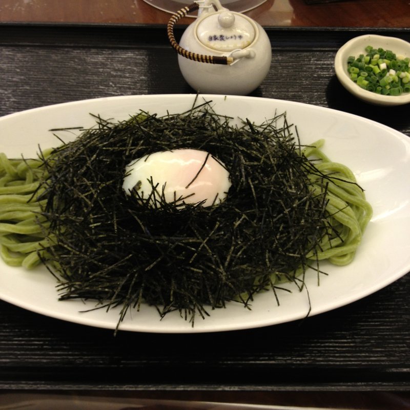 のりぶっかけ 温泉卵付き(うどん sugita （すぎた）)