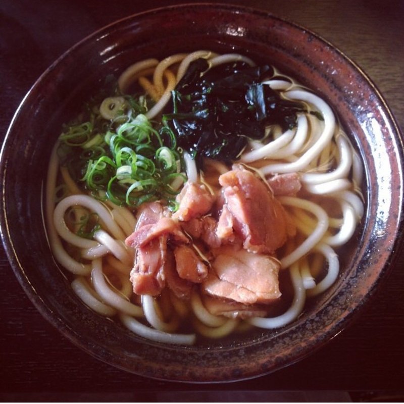 福岡かしわうどん(うどんミュージアム)