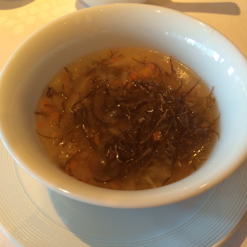 楽山コース(蒸し野菜とふのりのスープ)(四川豆花飯荘 東京店 （シセントウファハンソウ）)