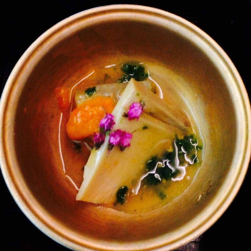 いちご煮風あおさ海苔あん(BEDD SKY AUBERGE by JAL)