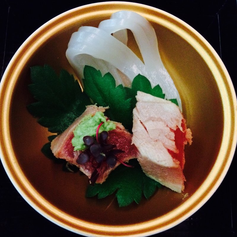 あおり烏賊のお造り(BEDD SKY AUBERGE by JAL)