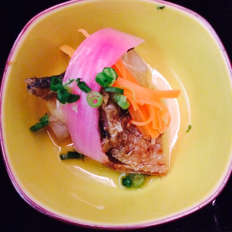 ハタハタ南蛮漬けと彩り野菜(BEDD SKY AUBERGE by JAL)