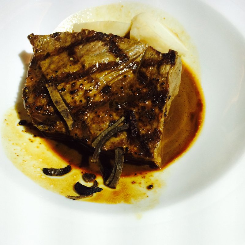 和牛サーロインステーキ トリュフソース(BEDD SKY AUBERGE by JAL)