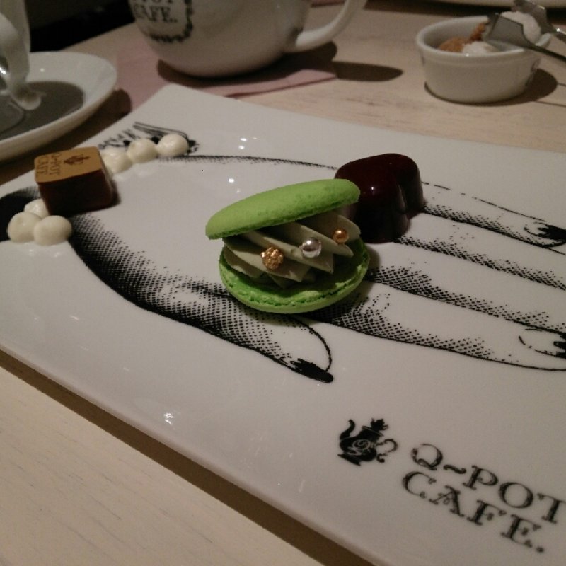 リングプレート　メロンマカロン(キューポット カフェ 本店 （Q-pot CAFE）)