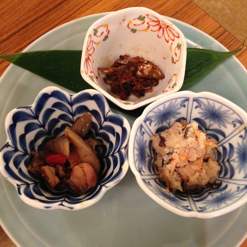 三種の小鉢(神戸海鮮居酒屋 三ノ宮高架下市場)