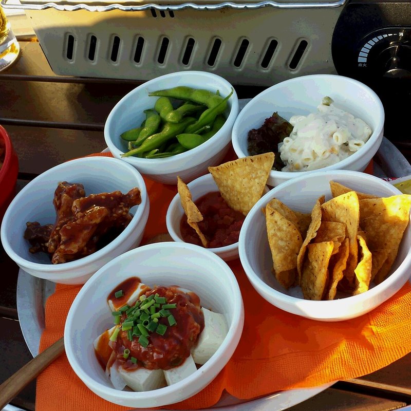 ハワイアンBBQセットおつまみ(アロハ　ハワイアン　ビアガーデン)