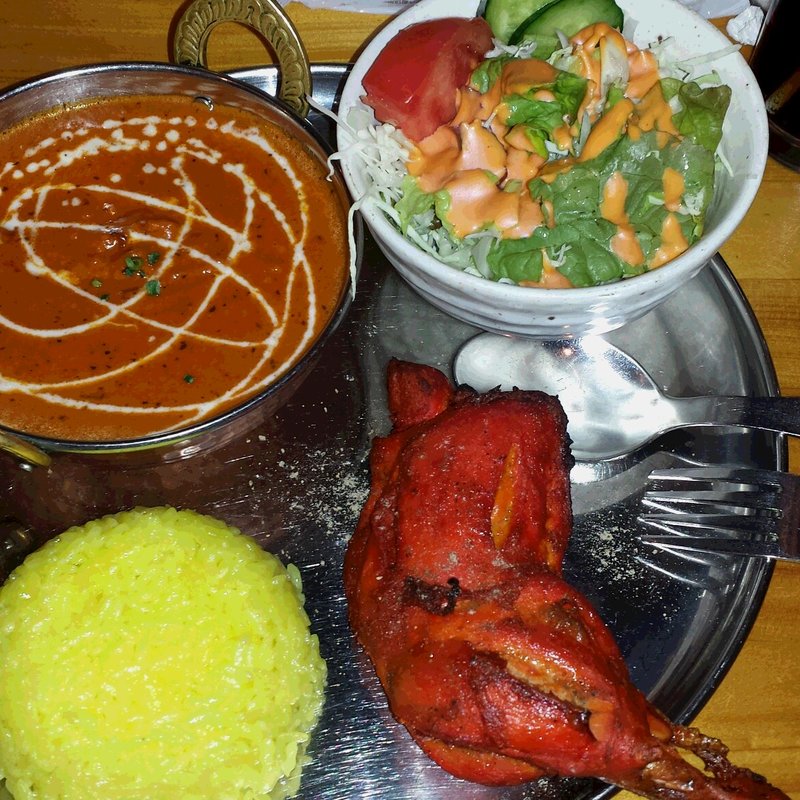 キーマカレーセット（キーマカレー＆ナン＆ライス＆タンドリーチキン）(ミラン中野店)