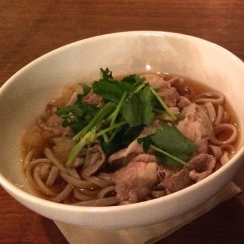 みぞれ豚しゃぶの柚子胡椒うどん(A to Z cafe)