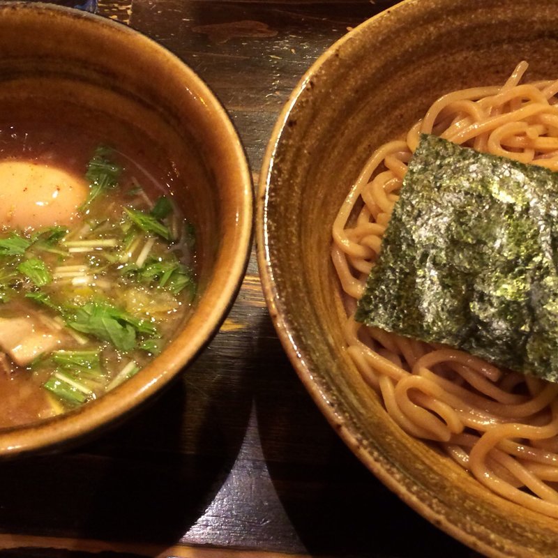 つけ麺味玉入り胚芽麺(つけ麺 えん寺 吉祥寺総本店)