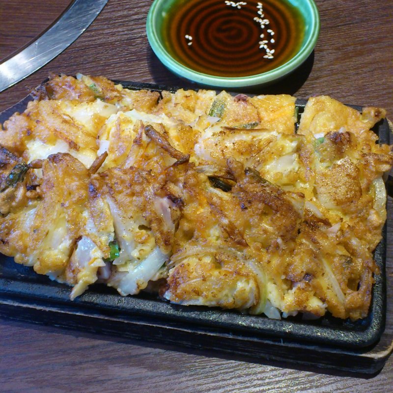 海鮮チヂミ(百済離宮)