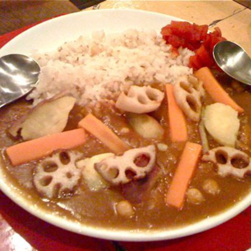お豆と根菜のカレーライス(A to Z cafe)