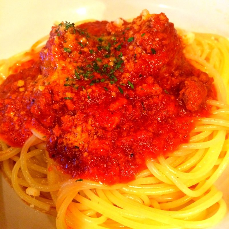 ミートソーススパゲティ(タスヤード)