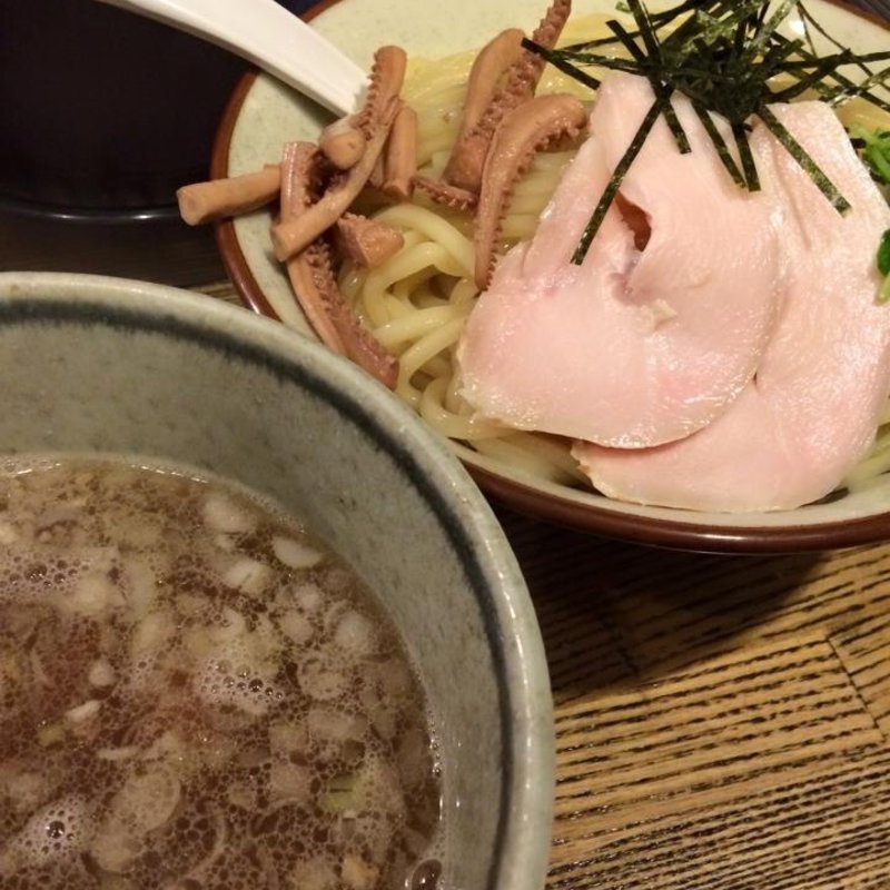 淡麗烏賊干し塩つけ麺(新橋 纏 （まとい）)