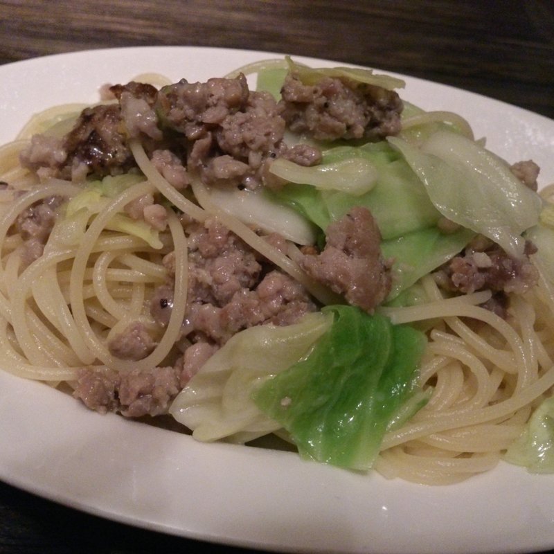 パスタセット(アーリオオーリオ)(grigio la tavola（グリージョ ラ ターヴォラ）)