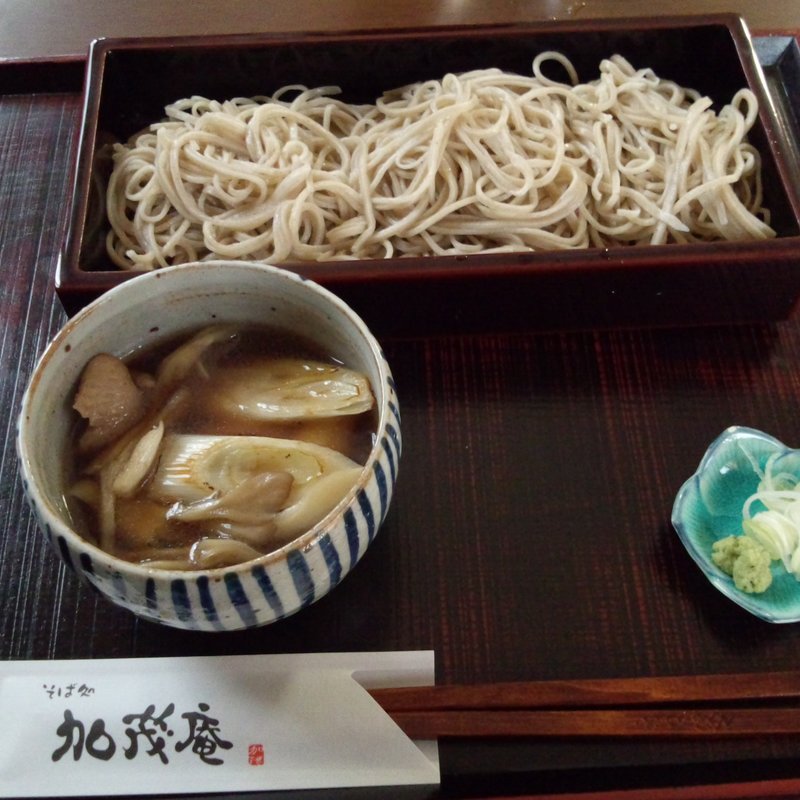 鴨汁せいろ(そば処  加茂庵)