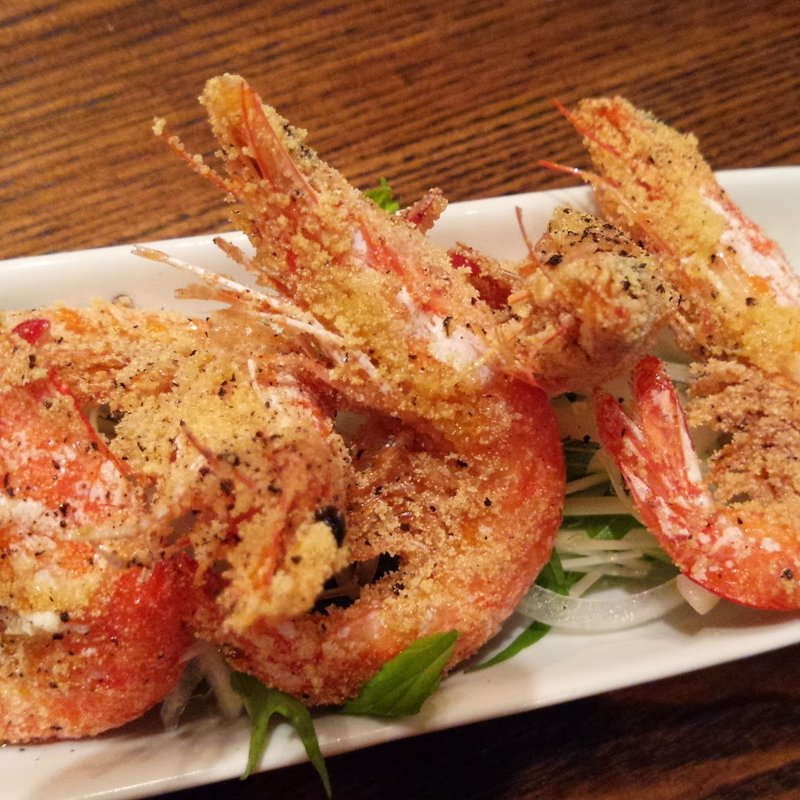 ソフトシェルシュリンプのセモリナ揚げ(わいん食堂４４ )