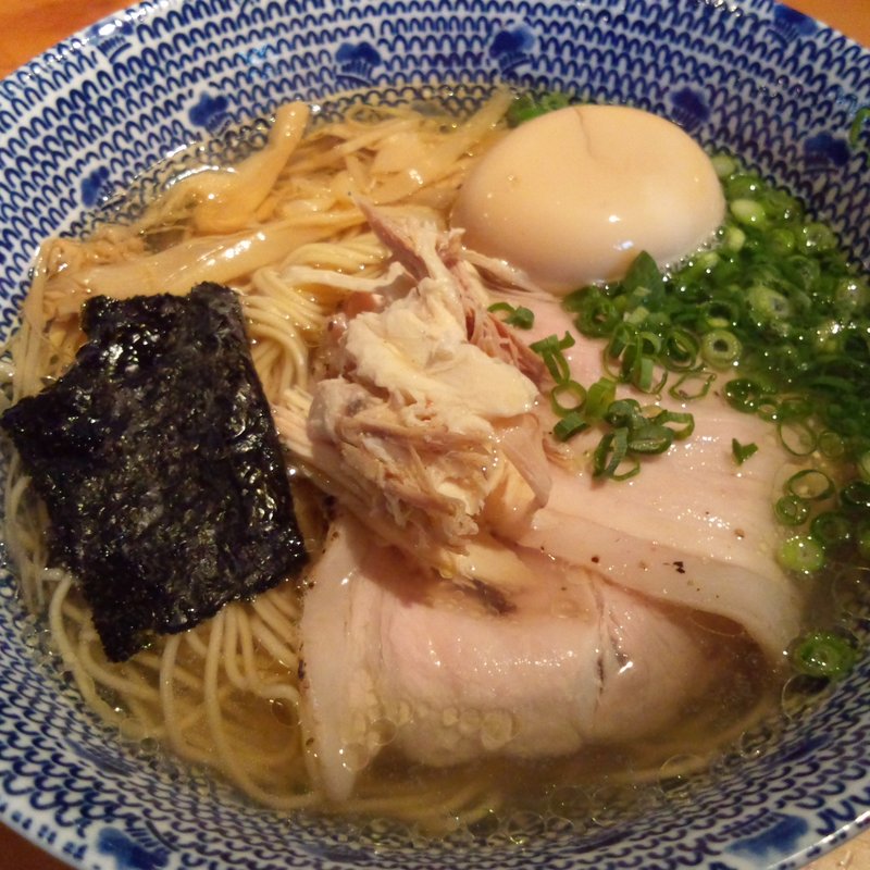 鶏そば塩＋味玉(喜元門　サイエンス大通り店)