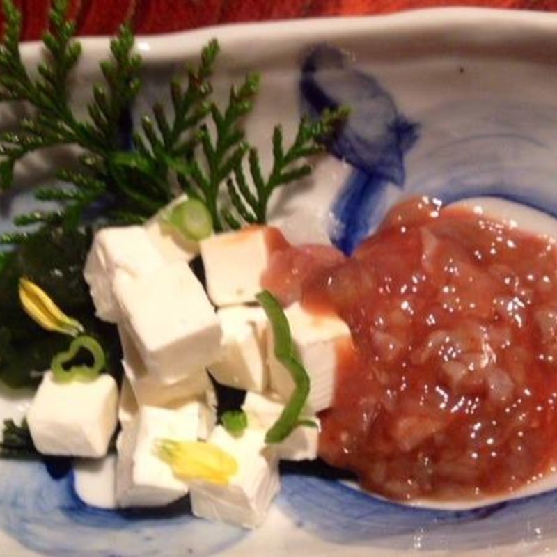 クリームチーズ酒盗和え(ささやま)