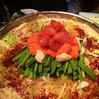 博多明太もつ鍋(もつ福 西新橋店)