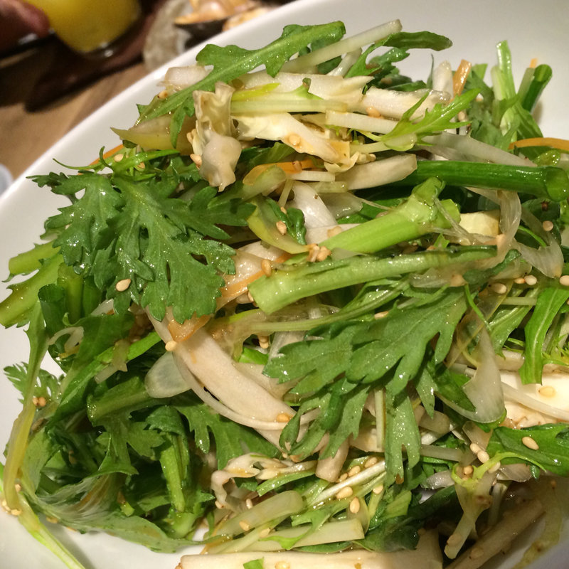 香味野菜のサラダ(焼きはまぐりる 市ヶ谷 )