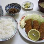 あじフライ定食(魚料理 かご平)