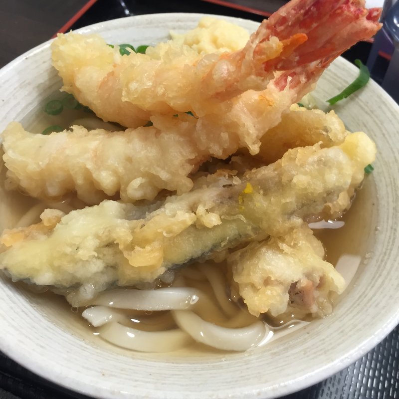 特上天ぷらうどん(おにやんま 新橋店)