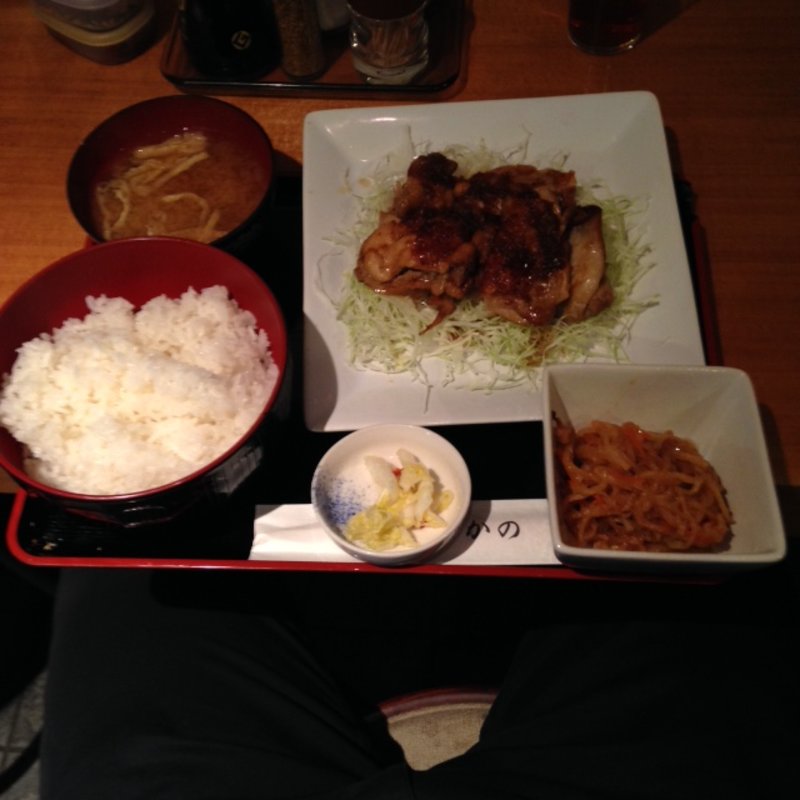 照り焼きチキン定食(ジンライム 穴守店)