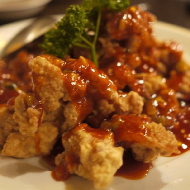 鶏のから揚げ油淋鶏(媽媽厨房)