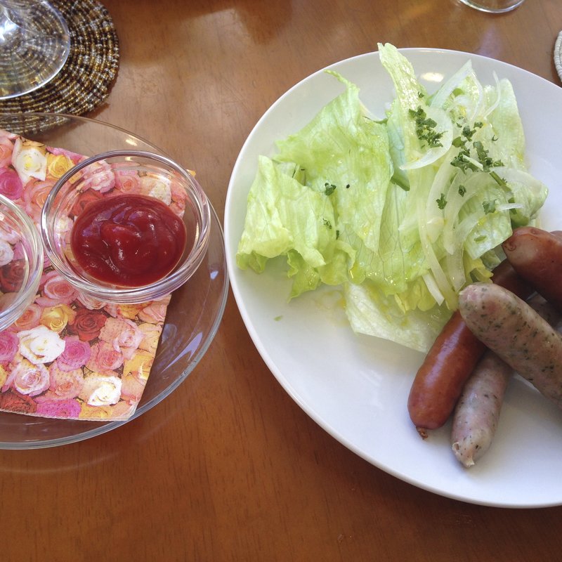 ソーセージ盛り合わせ(positive cafe)