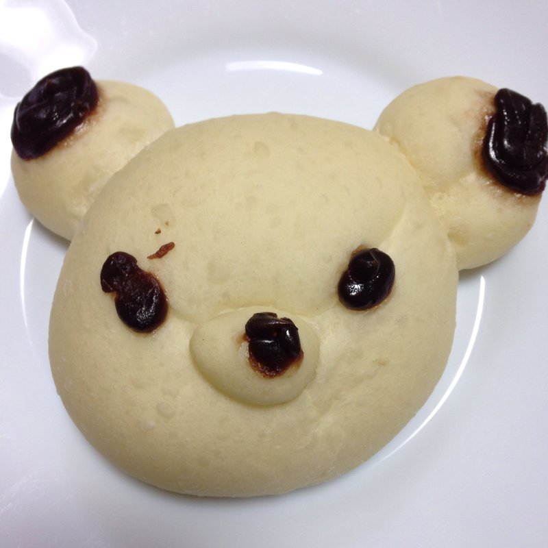 くまキャラメルパン(かたぎはらのパン屋さん )