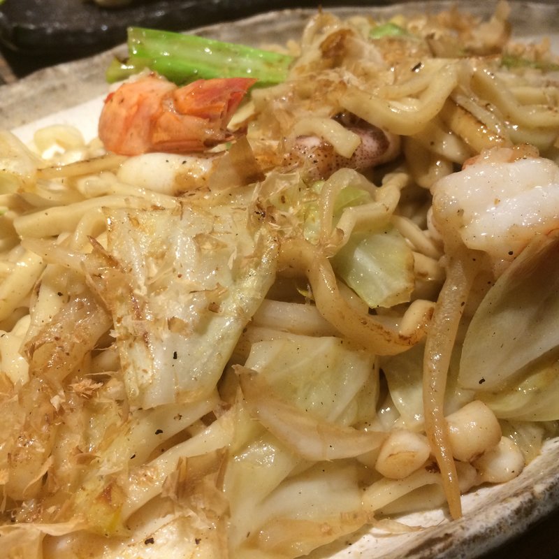 沖縄そば  海鮮塩そば(鉄板串酒場 しん家)