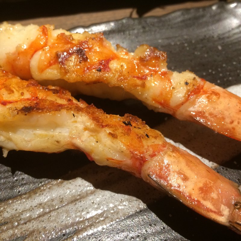 海老の塩焼き(鉄板串酒場 しん家)