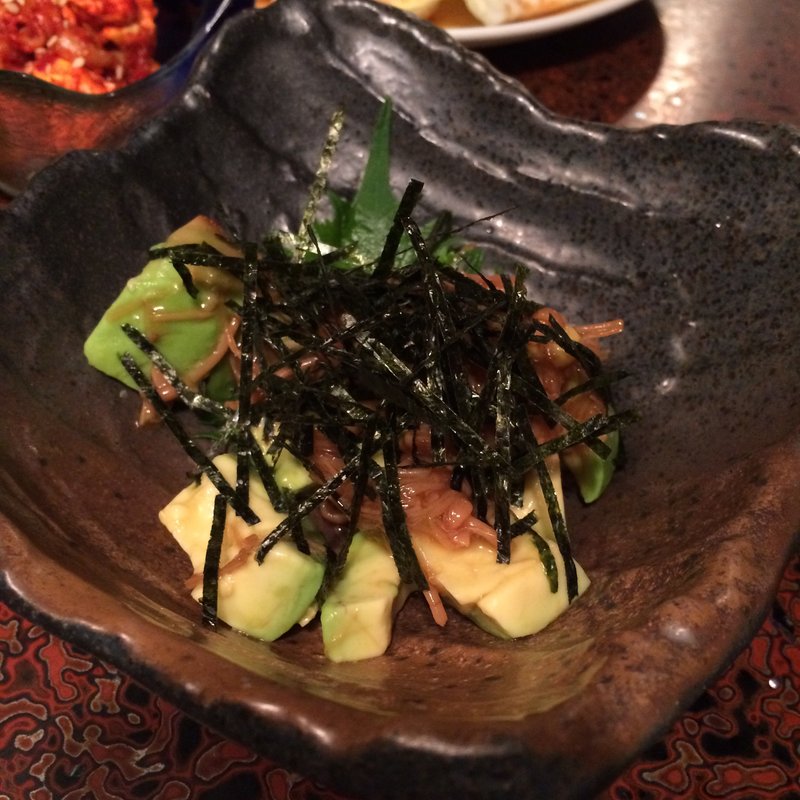 Avocado and Nametake(炙家鐵玄 中目黒店)