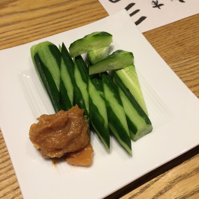 Rikishi miso with cucumber(ちゃんこ屋　鈴木ちゃん )
