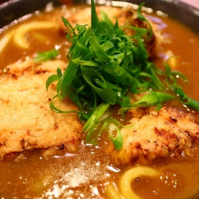 あげカレーうどんセット(純愛うどん なでしこ 原点 )