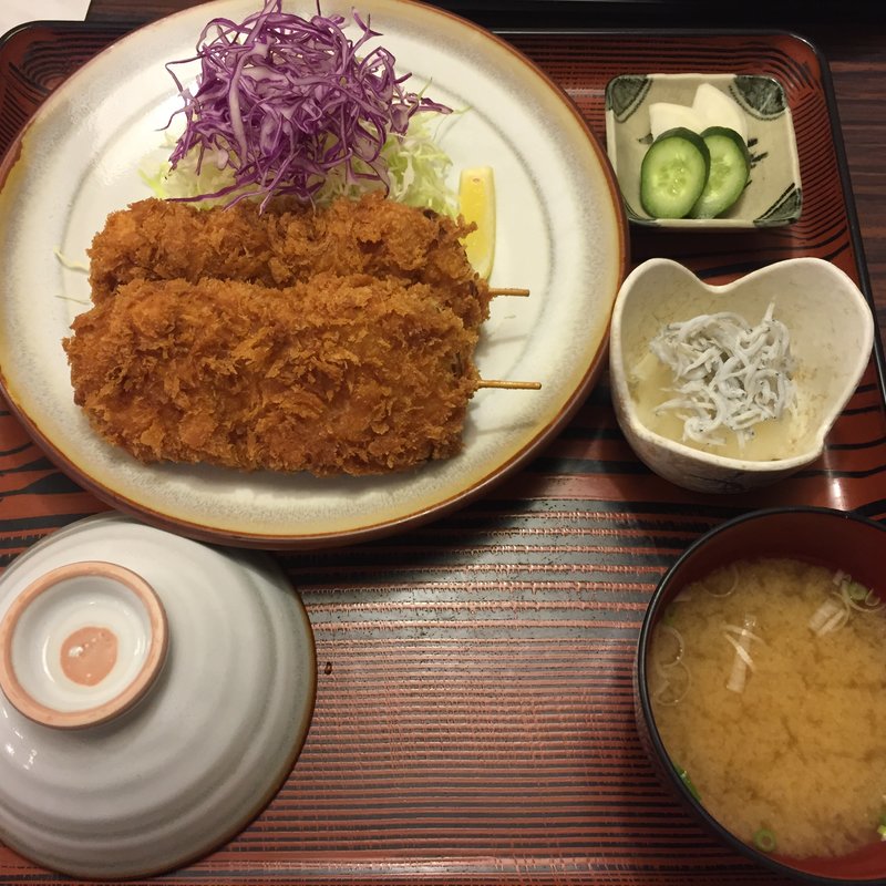 串かつ定食(しょうざん)