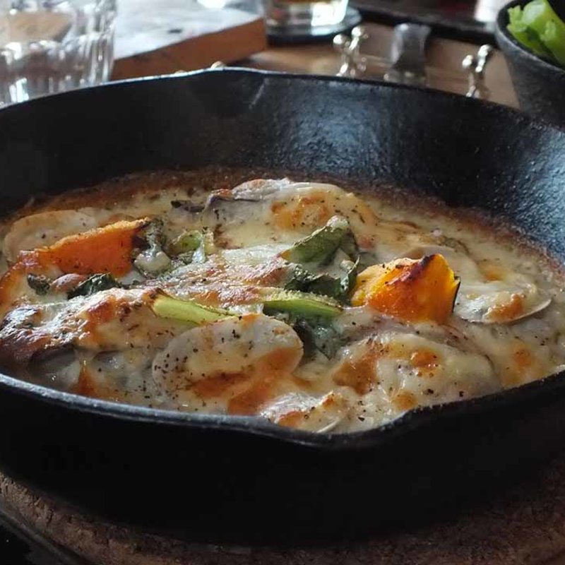 牡蠣のドリア（季節限定・ランチコース）(厚木 licks)