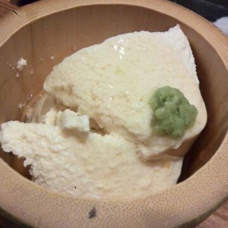 自家製柚子豆腐(かごの屋川崎駅前大通り店)