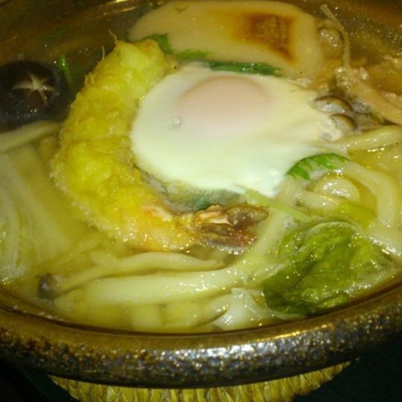 鍋焼きうどん(おうどん　銀座　うらら)