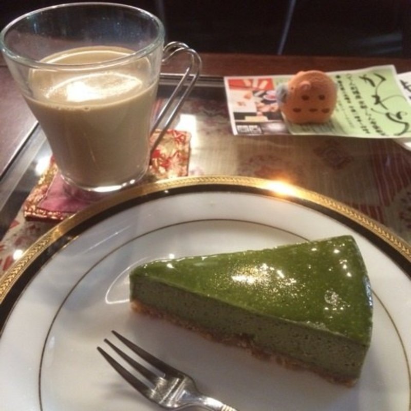 抹茶チーズケーキ(らん布袋 （らんほてい）)
