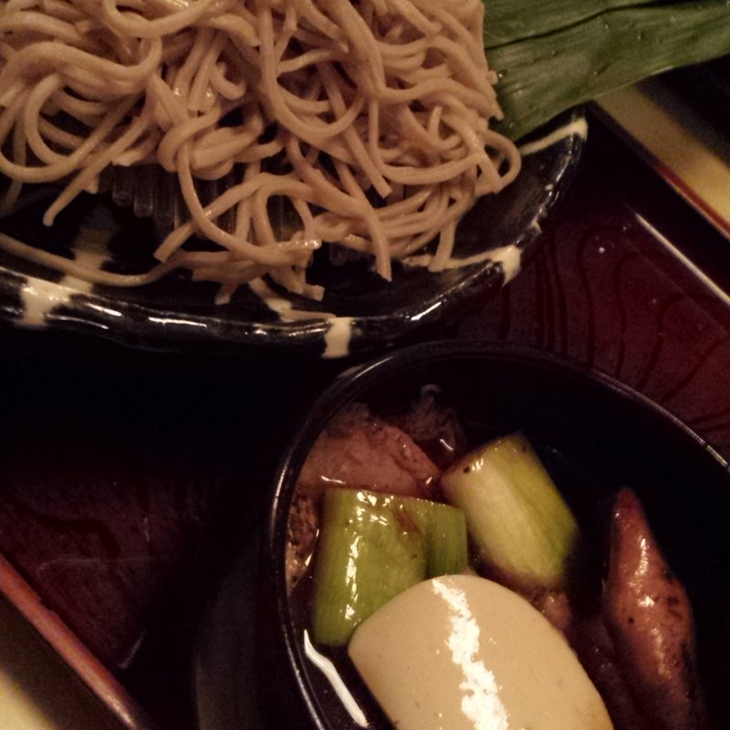 かも南蛮せいろ(坂の上のそば屋司)