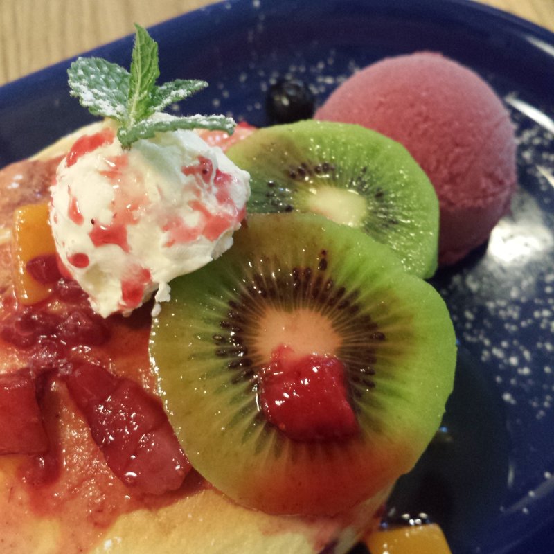 ふわふわスフレパンケーキ(グリーンルーム)