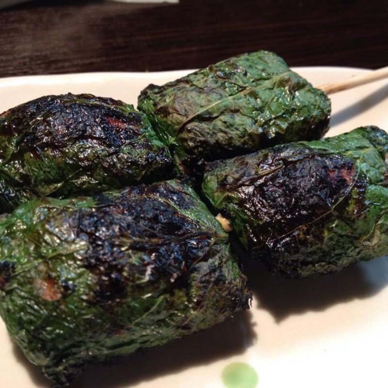 梅しそ巻き(焼鳥食堂 ゆめる)