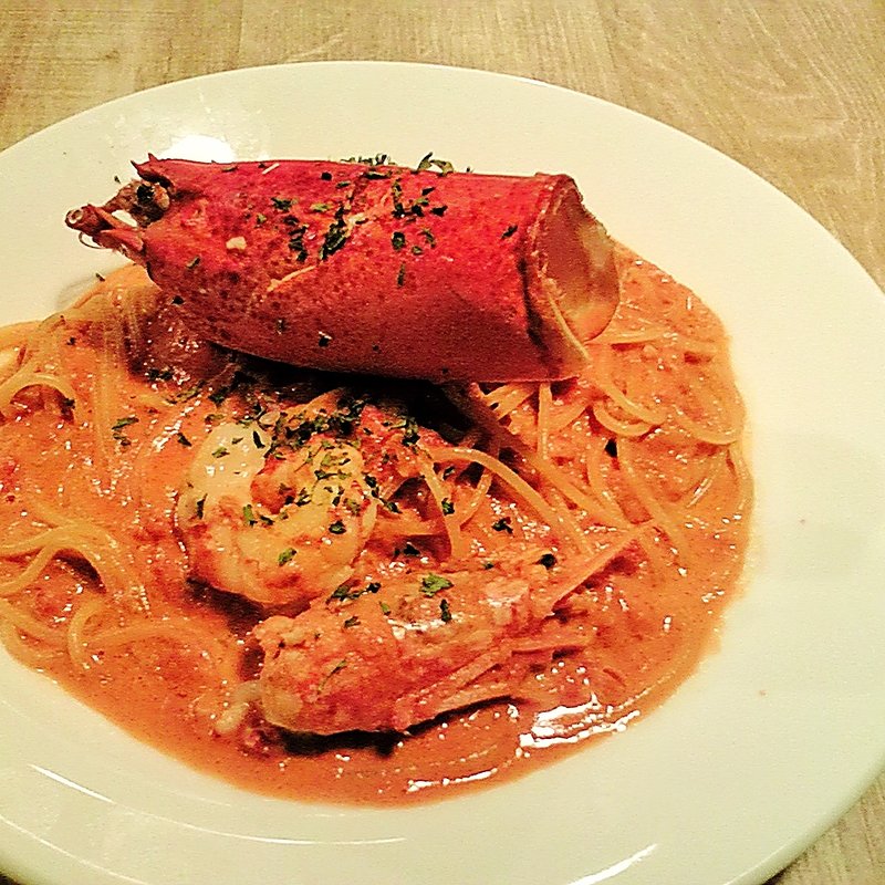 濃厚海老のアメリケーヌソーススパゲティ(大衆ビストロ バカ （VACA【旧店名】ヴァンピーロ）)